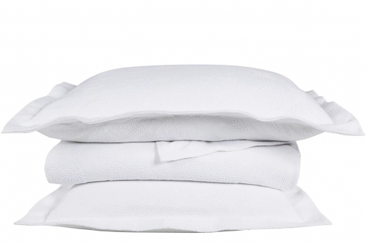 taie d'oreiller DAHLIA coloris blanc - ANNE DE SOLENE