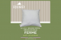 oreiller ferme anti-acariens FJORD COMDUV® déhoussable