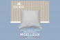 oreiller moelleux FJORD COMDUV® dehoussable