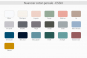 Nuancier linge de lit uni PREMIERE - ESSIX