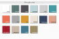 coloris linge de lit UNI COTON PERCALE - SYLVIE THIRIEZ