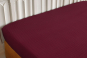 Drap housse RHAPSODIE grenat - BLANC DES VOSGES