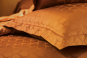 parure de lit EOLE cognac - BLANC DES VOSGES