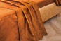 drap plat EOLE cognac - BLANC DES VOSGES