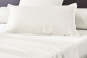 parure de lit SATIN TENCEL UNI - OSMOSE blanc - BLANC DES VOSGES