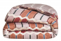 housse de couette MOSAIC sienne - BLANC DES VOSGES