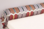 taie de traversin MOSAIC sienne - BLANC DES VOSGES