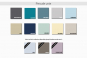 nuancier linge de lit percale de coton uni - TRADITION DES VOSGES
