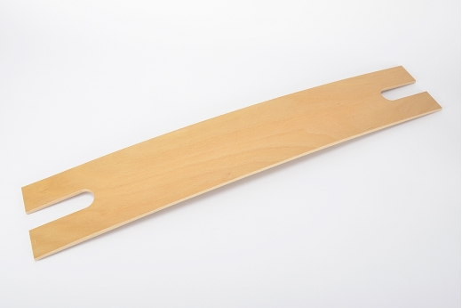 LATTE multiplis à enfourchement 102 (38-26-38) x 12 mm, extrémités amincies à 8 mm, cintrée