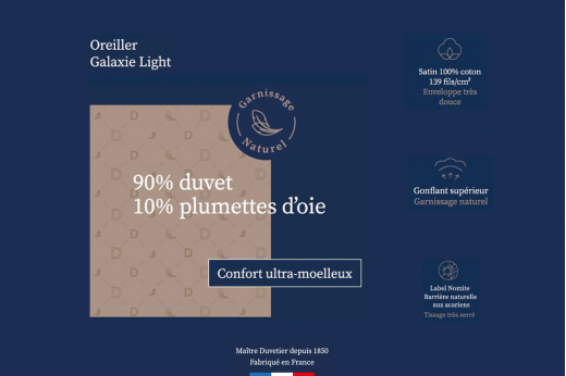 Oreiller GALAXIE LIGHT de DROUAULT