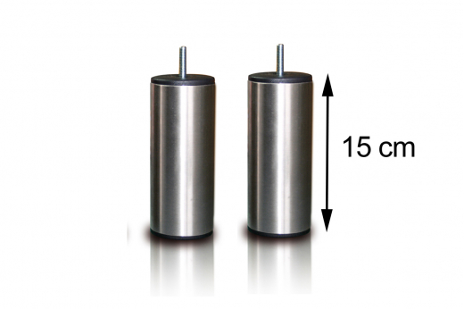 SAMOA inox bross&eacute; (lot de 2)