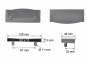 embout CADRALAT 12310 - monolatte 123 x 10