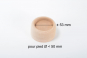 REHAUSSE de 3 cm pour pied de lit Ø 50 mm