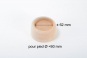 REHAUSSE de 3 cm pour pied de lit Ø 60 mm
