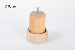 REHAUSSE de 3 cm pour pied de lit &Oslash; 60 mm