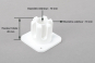 INSERT A AILETTES diamètre 18 mm pour TIGE de10 mm