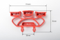 embout MODENA - trilatte 25 x 8
