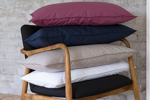 linge de lit ESSENTIELLE BIO uni percale (fin de s&eacute;rie)