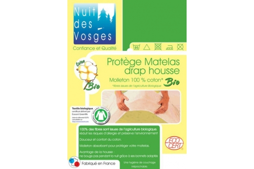 protège matelas NATURA écru (fin de série) protège matelas NATURA écru (fin de série)