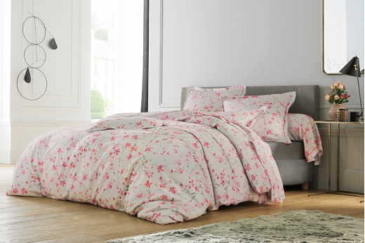 parure de lit EGLANTINE capucine - SANDERSON parure de lit EGLANTINE capucine - SANDERSON